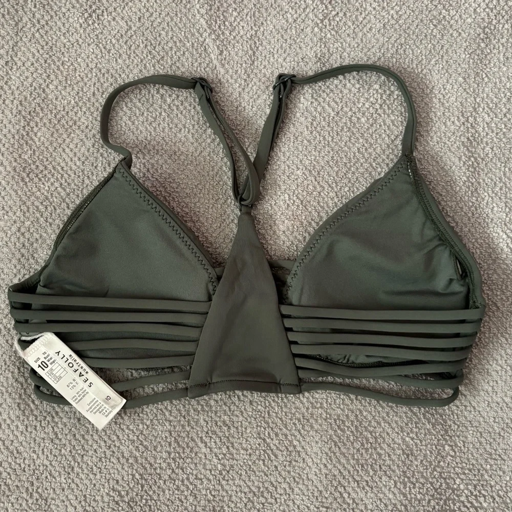 Seafolly Bikini Top Sz 10 NWOT | Seafolly Bikini | Bikini Top | Beach Bikini - - Picture 7 of 7